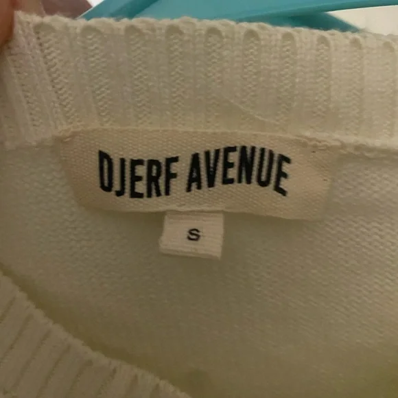 Djerf Avenue Button Up Cardigan Cream S - Picture 5 of 5